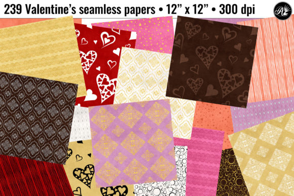 239 Valentine’s Day Designs: Seamless Digital Backgrounds for Modern Creative Workflows