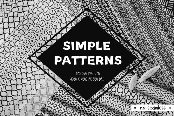 Black and White Geometric Digital Paper: Clean, Versatile Patterns for Designers and Crafters