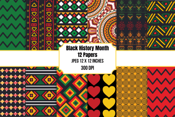 Black History Month Digital Papers: Empowering Creators with Purpose-Driven Design Assets