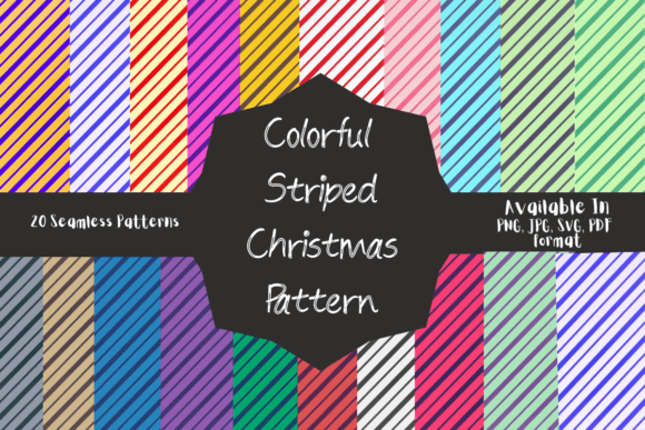Christmas Striped Pattern