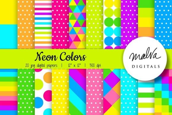 Neon Digital Papers