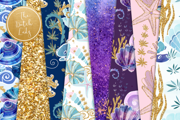 Ocean Bottom Scrapbook Papers: High-Resolution Digital Backgrounds for Creative Projects
