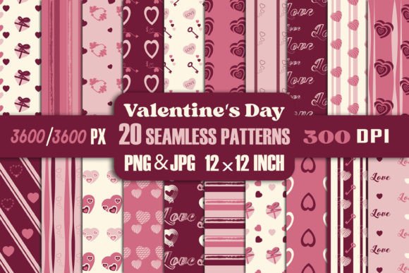 Seamless Pattern Valentine’s Day – JPEG: A Practical Guide for Designers and Crafters