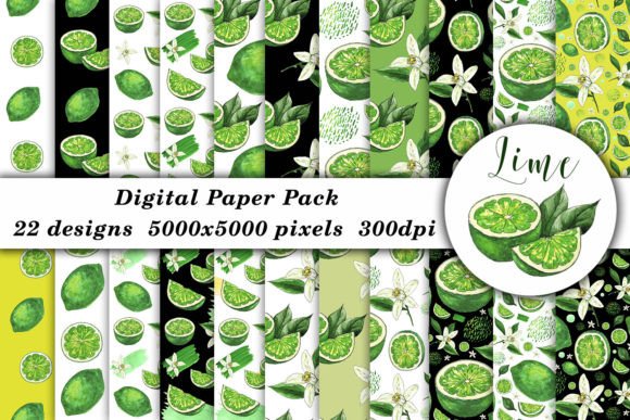 Watercolor Lime Lemon Pattern Seamless: Vibrant, Versatile & Ready to Use